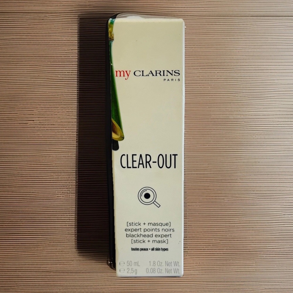 My Clarins Paris Clear-Out Blackhead Expert [Stick + Mask] 50ml+2.5g‎ 2-in-1 NIB
